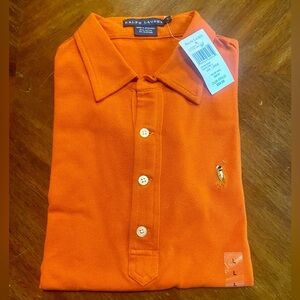NWT Ralph Lauren Orange Polo Shirt